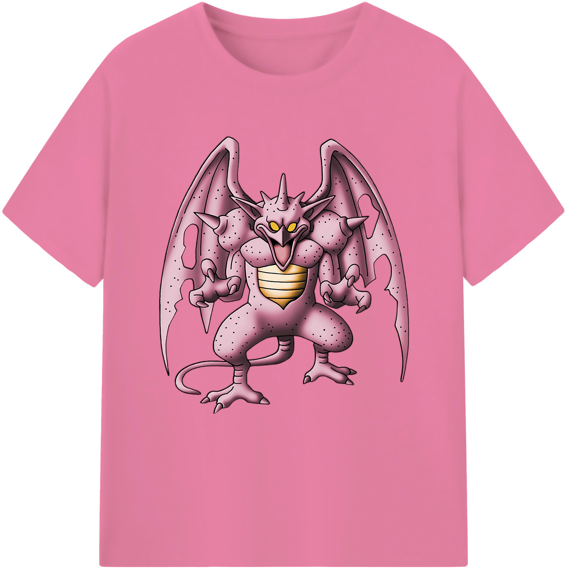 （画像用） ドラゴンクエスト Doragon Kuesuto Dragon Quest 綿100％半袖Tシャツ（フロントプリント）